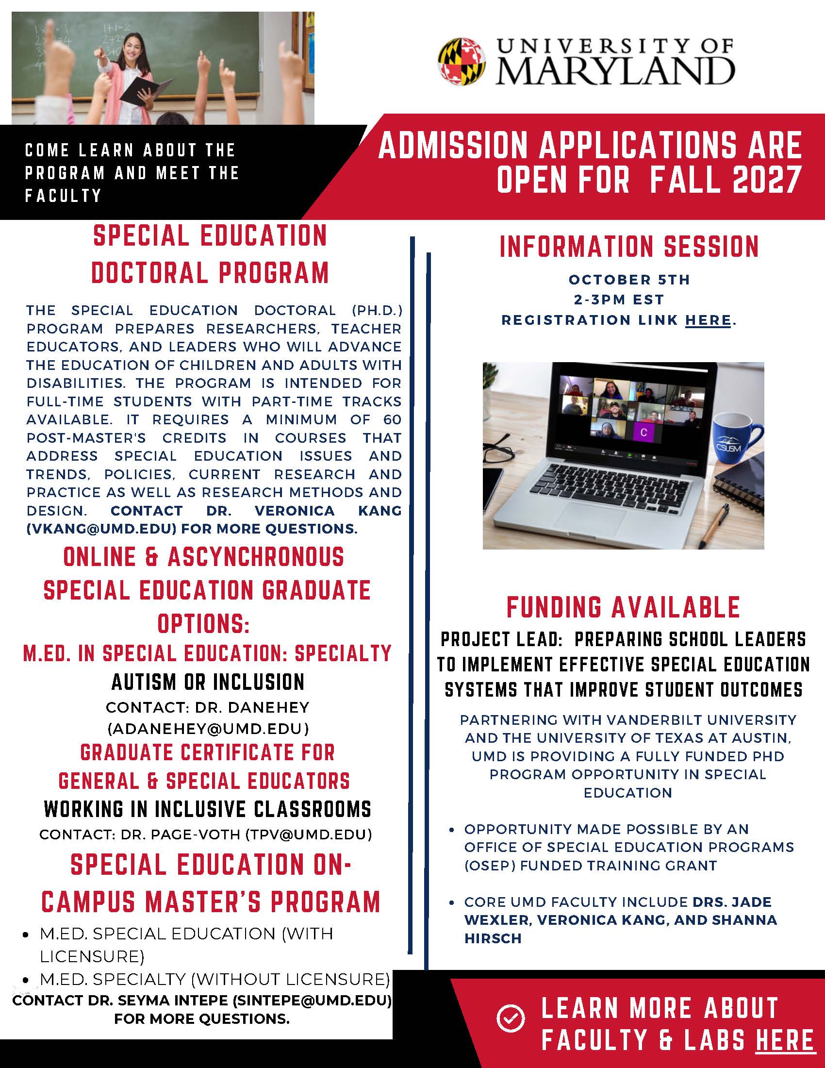 Special Ed Open House