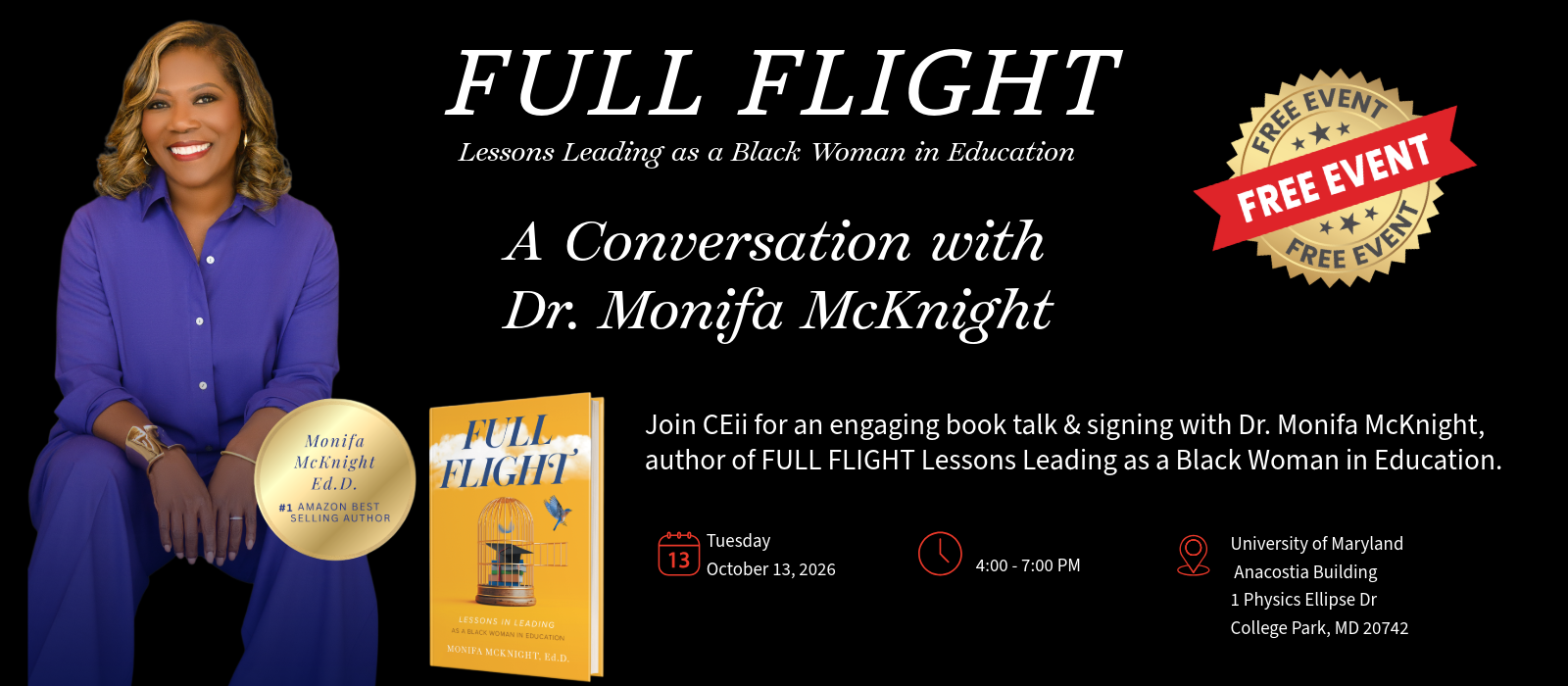 A Book Talk & Signing with Dr. Monifa McKnight