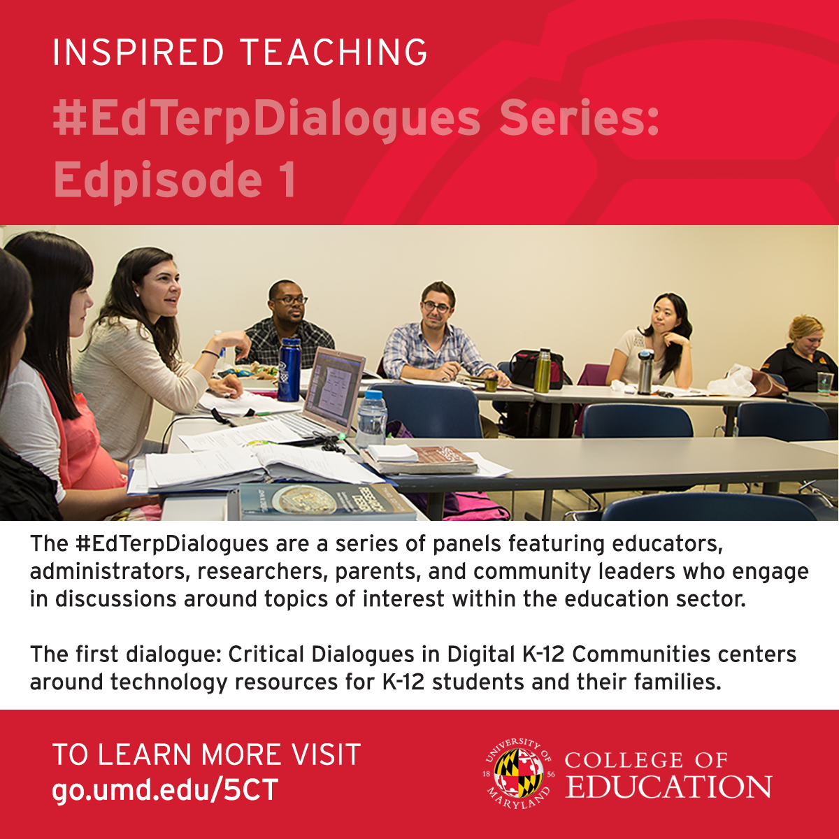 #EdTerpDialogues Series Session 1 Flyer