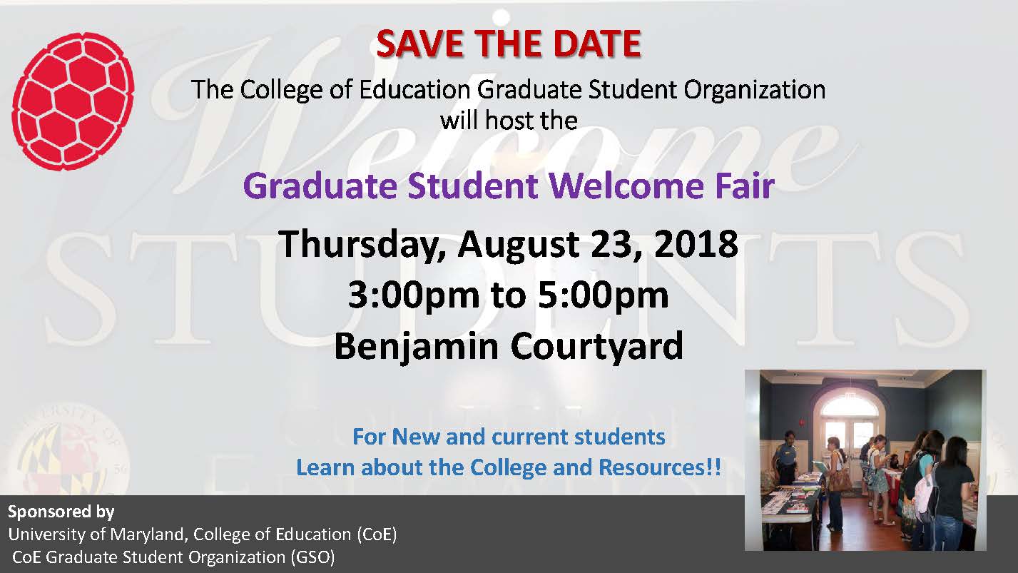 COE Graduate Student Welcome Fair